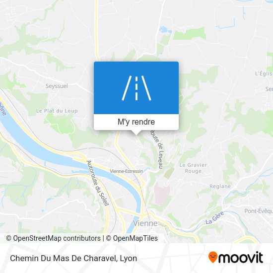 Chemin Du Mas De Charavel plan
