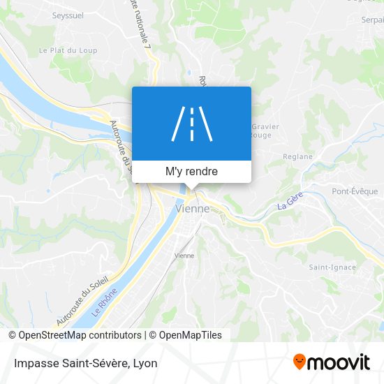 Impasse Saint-Sévère plan