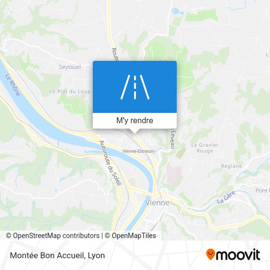 Montée Bon Accueil plan