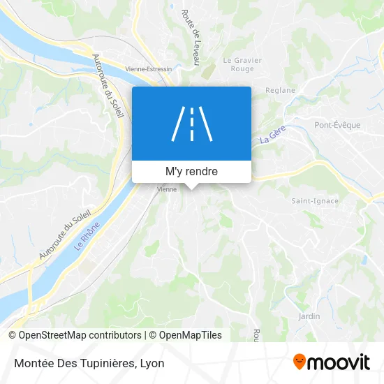 Montée Des Tupinières plan