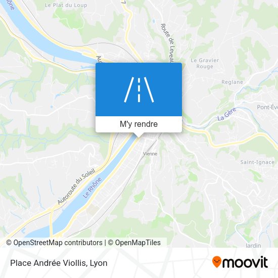Place Andrée Viollis plan