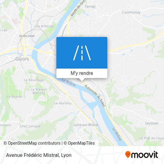 Avenue Frédéric Mistral plan