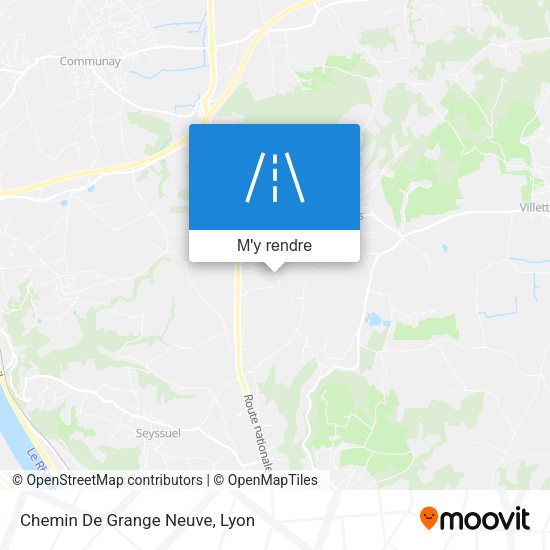 Chemin De Grange Neuve plan