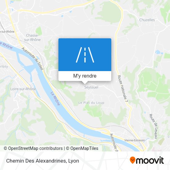 Chemin Des Alexandrines plan