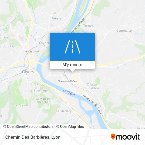 Chemin Des Barbières plan