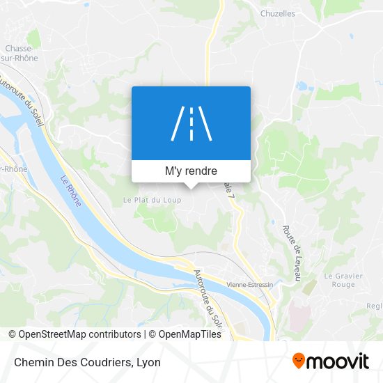 Chemin Des Coudriers plan