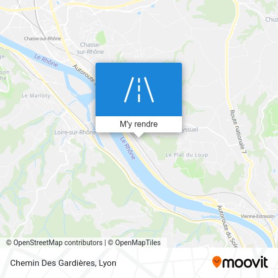 Chemin Des Gardières plan