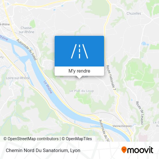 Chemin Nord Du Sanatorium plan