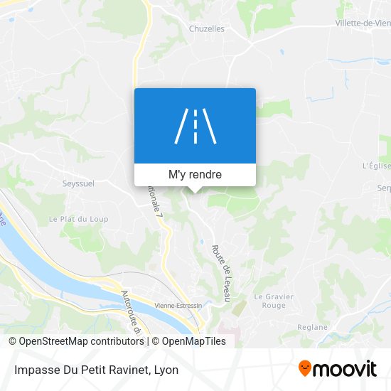 Impasse Du Petit Ravinet plan