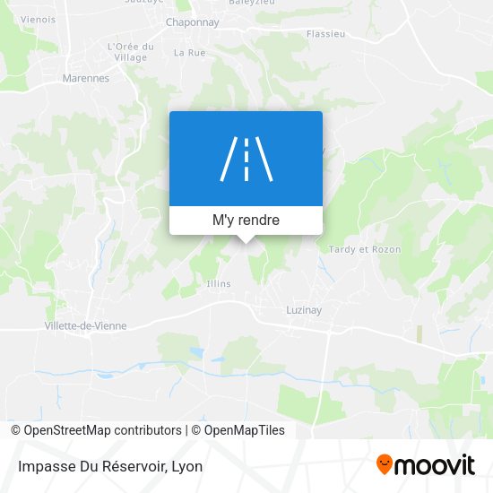 Impasse Du Réservoir plan