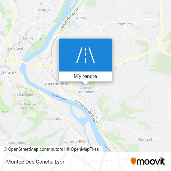 Montée Des Genêts plan