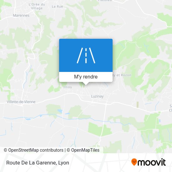 Route De La Garenne plan