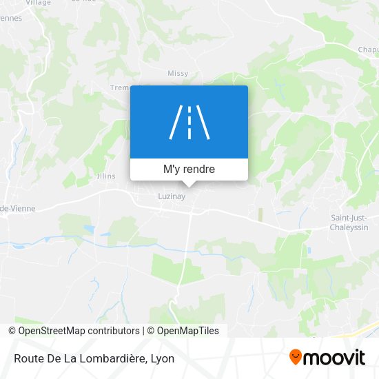 Route De La Lombardière plan