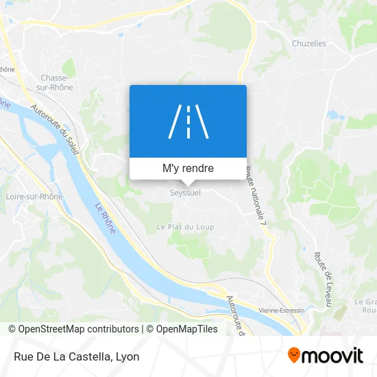 Rue De La Castella plan