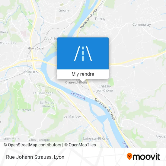 Rue Johann Strauss plan