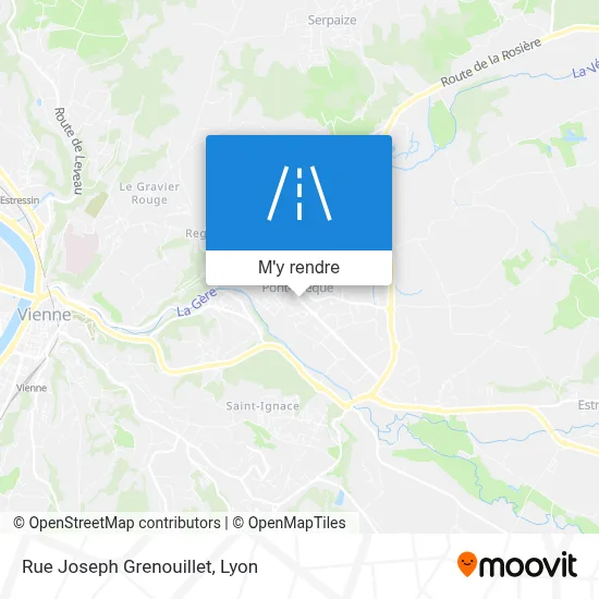 Rue Joseph Grenouillet plan