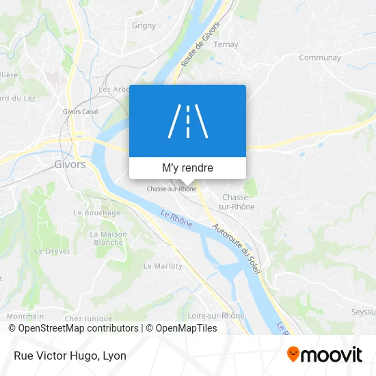 Rue Victor Hugo plan