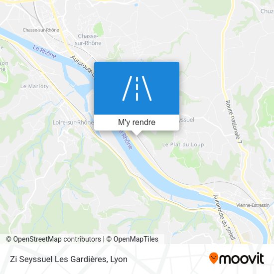 Zi Seyssuel Les Gardières plan