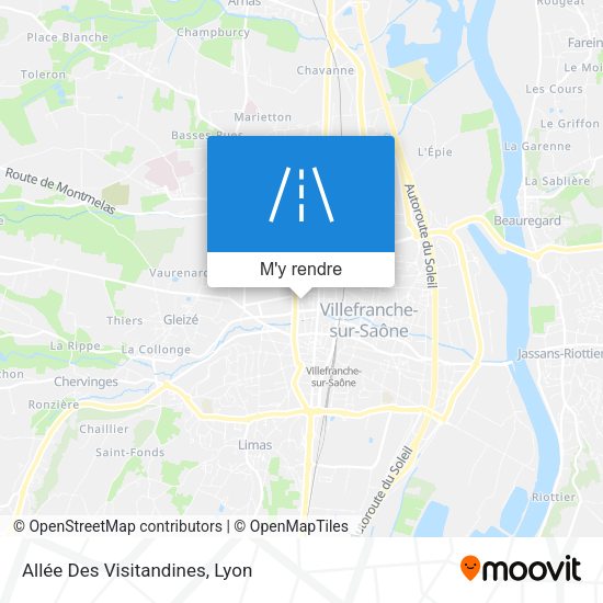 Allée Des Visitandines plan