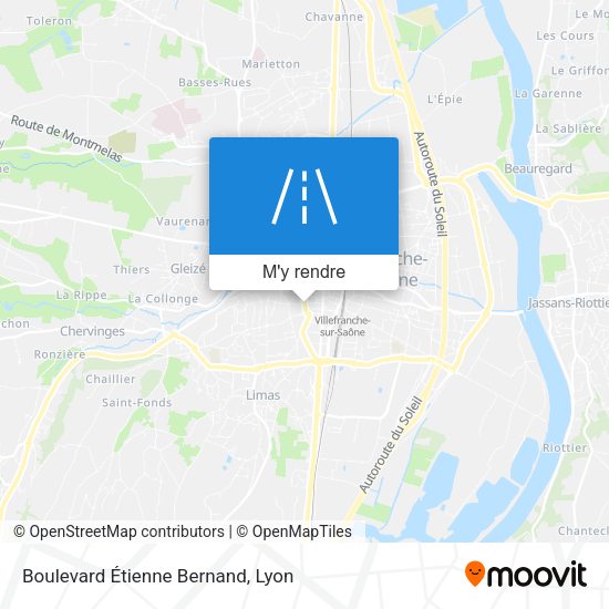 Boulevard Étienne Bernand plan