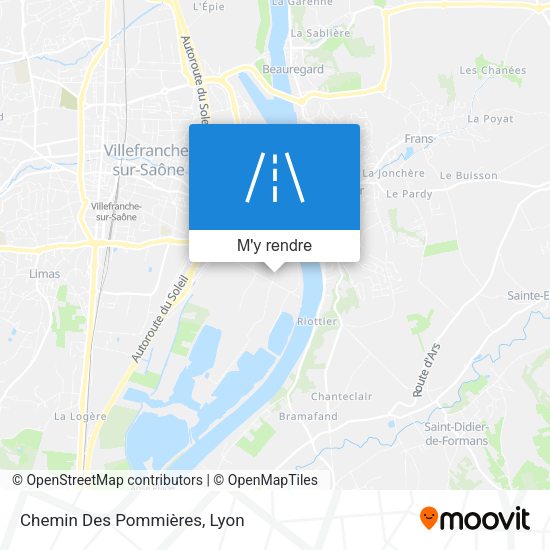 Chemin Des Pommières plan