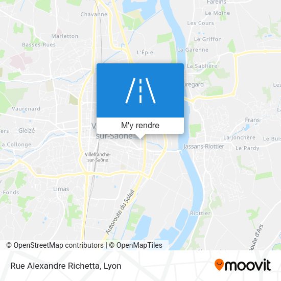 Rue Alexandre Richetta plan