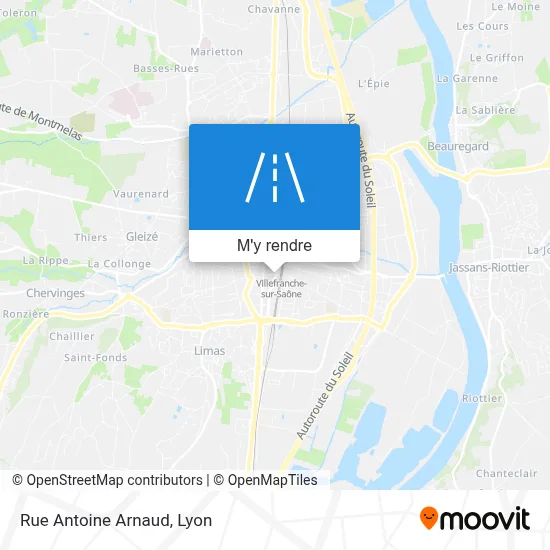 Rue Antoine Arnaud plan