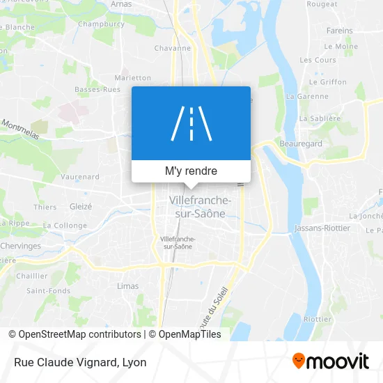 Rue Claude Vignard plan