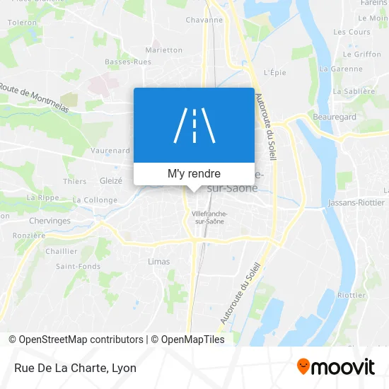 Rue De La Charte plan