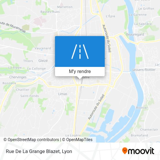 Rue De La Grange Blazet plan