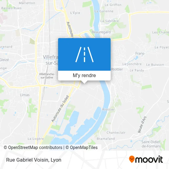 Rue Gabriel Voisin plan