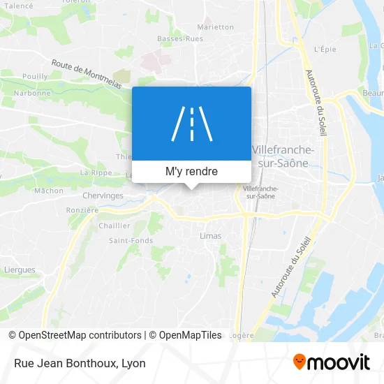 Rue Jean Bonthoux plan