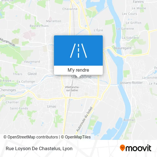 Rue Loyson De Chastelus plan