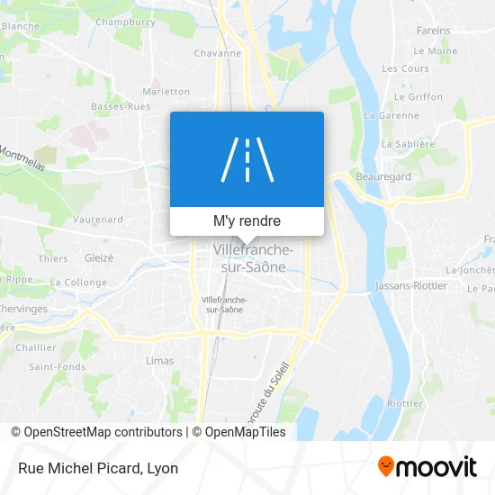 Rue Michel Picard plan