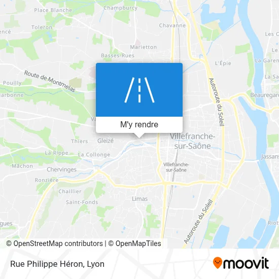 Rue Philippe Héron plan