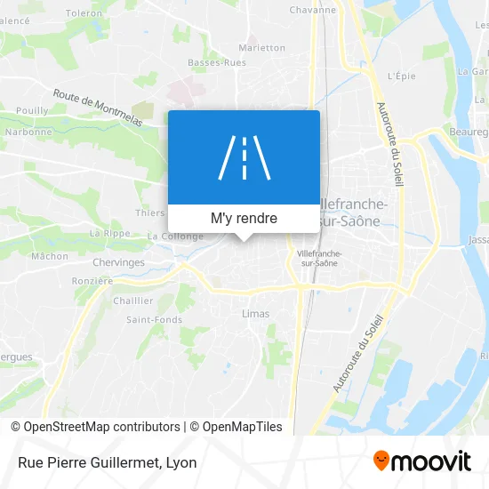 Rue Pierre Guillermet plan