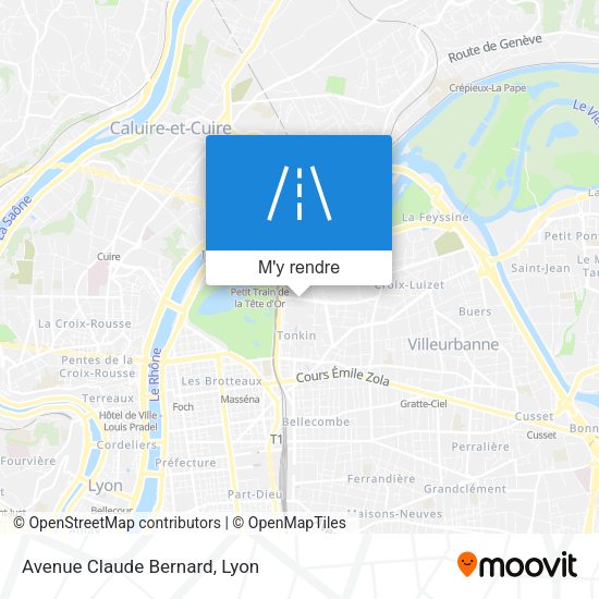 Avenue Claude Bernard plan