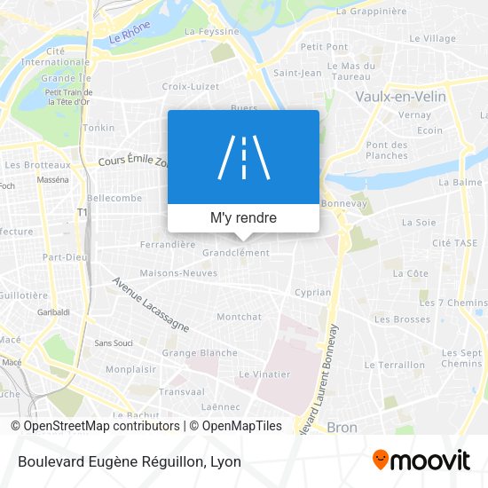 Boulevard Eugène Réguillon plan
