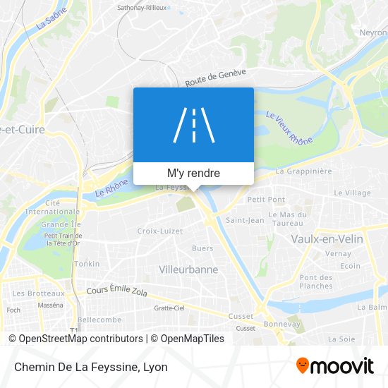 Chemin De La Feyssine plan