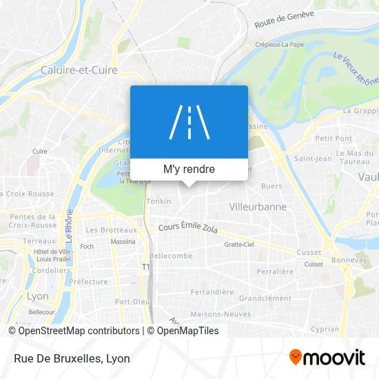 Rue De Bruxelles plan