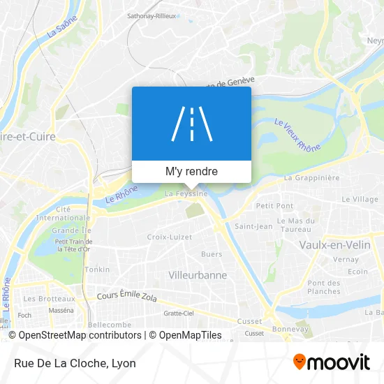 Rue De La Cloche plan