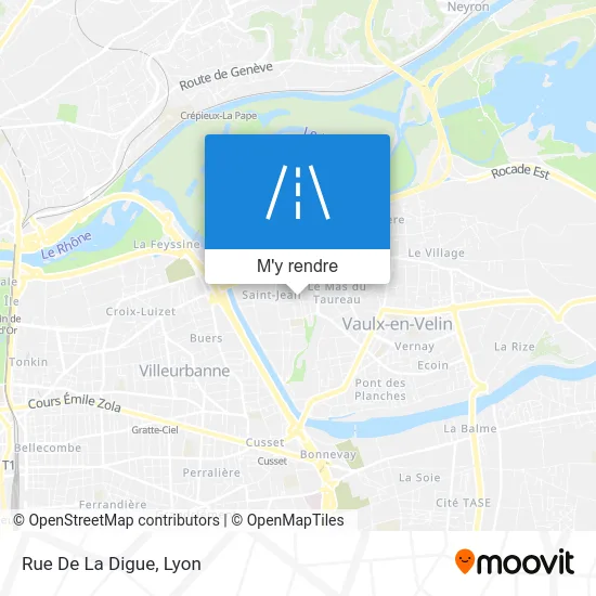 Rue De La Digue plan