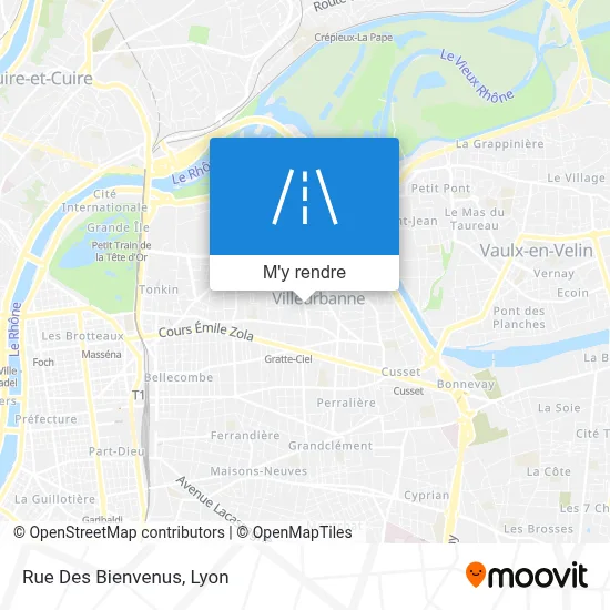 Rue Des Bienvenus plan