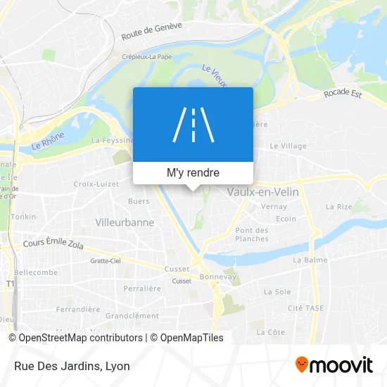 Rue Des Jardins plan