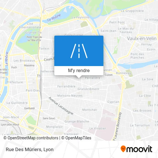 Rue Des Mûriers plan