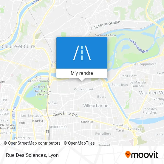 Rue Des Sciences plan