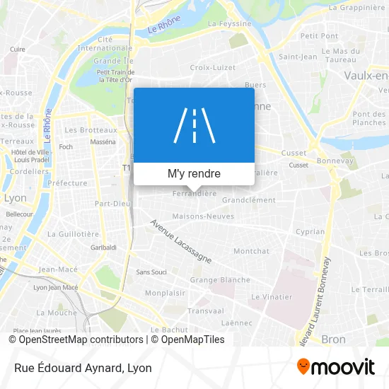 Rue Édouard Aynard plan