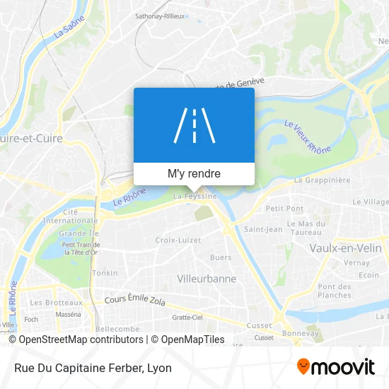 Rue Du Capitaine Ferber plan