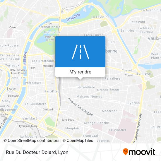 Rue Du Docteur Dolard plan
