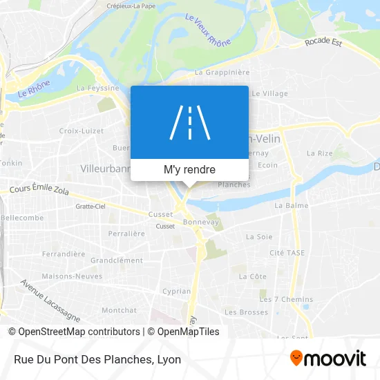 Rue Du Pont Des Planches plan
